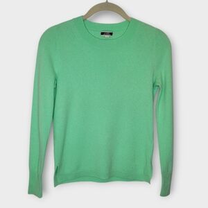 J Crew Cashmere Crewneck Sweater  XS Mint Green
